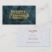  moderne reinigingsVisitekaartjes Visitekaartje (Voorkant / Achterkant)