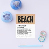 Moderne, reisagent Adverteren brochure (Enkel)