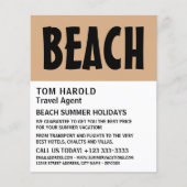 Moderne, reisagent Adverteren brochure (Voorkant)