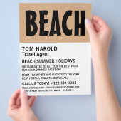 Moderne, reisagent Adverteren brochure (Hand)