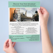 Moderne Reisagent Flyer (Hand)