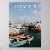 Moderne reisbestemming Foto Keepsake Poster (Voorkant)