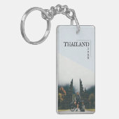 Moderne reissouvenir sleutelhanger (Voorkant Links)