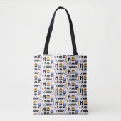 Moderne Reizigerspatroon voor cruiseschepen Tote Bag (Voorkant)