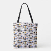 Moderne Reizigerspatroon voor cruiseschepen Tote Bag (Achterkant)