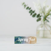 Moderne relaxerende mobiele snuitbus mini visitekaartje (Staand voorkant)