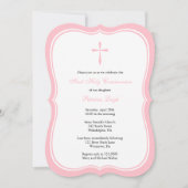 Moderne Religieuze Kruis, roze Kaart (Voorkant)