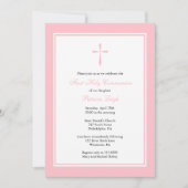 Moderne Religieuze Kruis, roze Kaart (Voorkant)