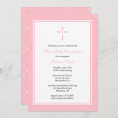 Moderne Religieuze Kruis, roze Kaart (Voorkant / Achterkant)