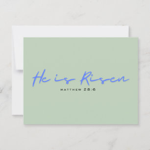 Moderne religieuze paaskaart briefkaart