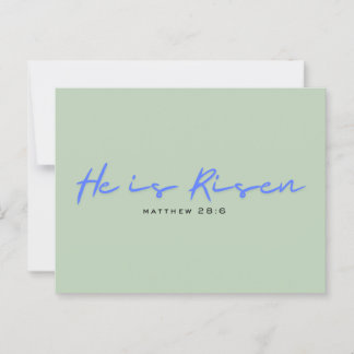Moderne religieuze paaskaart briefkaart