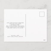 Moderne Religieuze Schrift Foto Jaar in Review Feestdagenkaart (Achterkant)