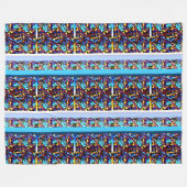 Moderne Renaissance Fleece Deken (Voorkant (Horizontaal))