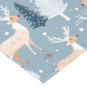 Moderne rendieren sneeuwvlok pastel Elegant Schatt Tafelkleed (Gekanteld)