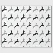 Moderne rendierziekte cadeaupapier (Vlak)