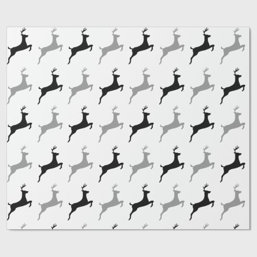 Moderne rendierziekte cadeaupapier (Vlak)