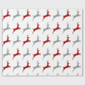 Moderne rendierziekte cadeaupapier (Vlak)