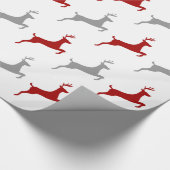 Moderne rendierziekte cadeaupapier (Hoek)