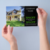 Moderne renovatie van woningen — Real Estate Flyer (Hand)