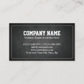 Moderne reparatie carpentry handyman visitekaartje (Achterkant)