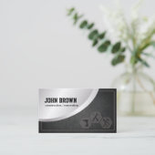 Moderne reparatie carpentry handyman visitekaartje (Staand voorkant)