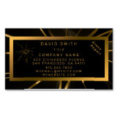 Moderne reparatie van professioneel glas magnetisch visitekaartje (Voorkant)