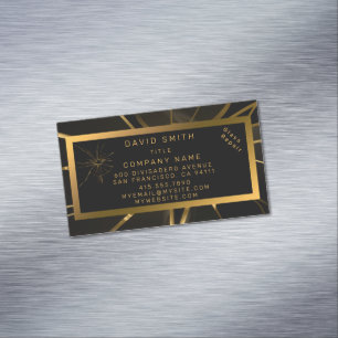 Moderne reparatie van professioneel glas magnetisch visitekaartje