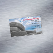 Moderne reparatieservices voor auto's magnetisch visitekaartje (Voorbeeld)