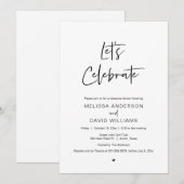 Moderne repetitie, avondeten kaart (Voorkant / Achterkant)