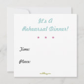 Moderne repetitie binnenplein (blauw) kaart (Achterkant)