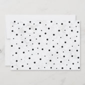 Moderne repetitie voor marmer- en Script-bruiloft Kaart (Achterkant)