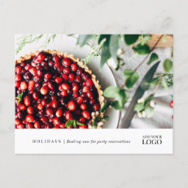 Moderne Restaurant New Event Branded Marketing Pos Briefkaart