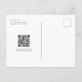 Moderne Restaurant New Event Branded Marketing Pos Briefkaart (Achterkant)