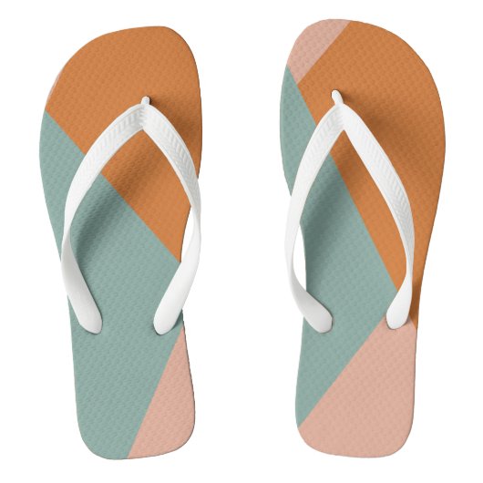 Moderne Retro 70's Teenslippers (Voetbed)