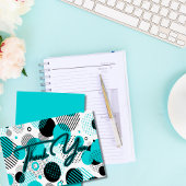 Moderne Retro 80s 90s geometrische Enigma Bedankkaart