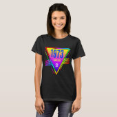Moderne Retro Aangepaste Naam Jaar Leeftijd Verjaa T-shirt (Voorkant volledig)