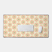 Moderne Retro Aardbei Floral Desk Mat (Keyboard & Muis)