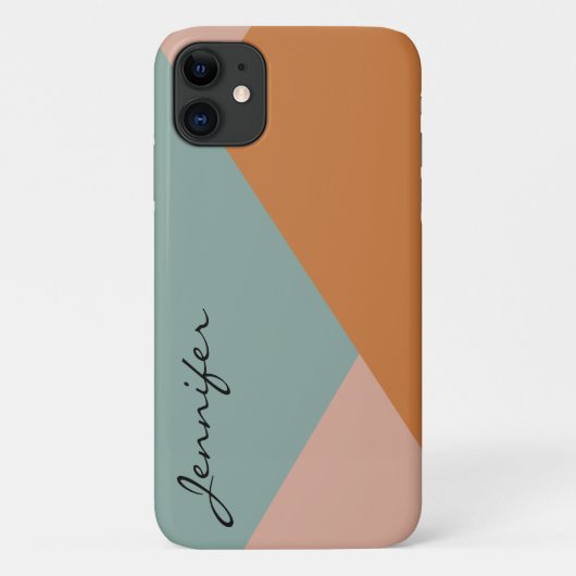 Moderne Retro Abstract Case-Mate iPhone Case (Achterkant)