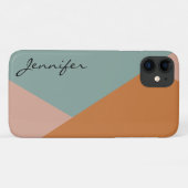 Moderne Retro Abstract Case-Mate iPhone Case (Achterkant (horizontaal))