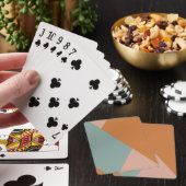 Moderne Retro Abstract Pokerkaarten (Insitu)