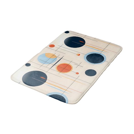 Moderne retro atoombadmat uit het midden van de ee badmat (Gekanteld)