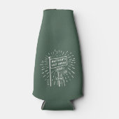 Moderne Retro Bachelor Party Laatste Swing Golf Gr Flesjeskoeler (Voorkant)