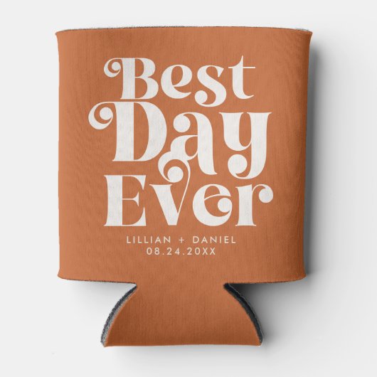 Moderne Retro Beste Dag Overdag Koelbox Blikjeskoeler (Voorkant)