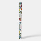 Moderne Retro Bloem Tekening Naadloos Patroon Kuns Case-Mate iPhone Case (Achterkant / Rechts)