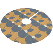 Moderne retro bloemen: Scandinavisch geometrisch. Kerstboom Rok (Gekanteld)