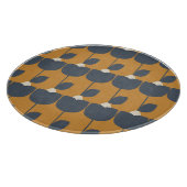 Moderne retro bloemen: Scandinavisch geometrisch. Snijplank (Hoek)