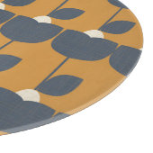 Moderne retro bloemen: Scandinavisch geometrisch. Snijplank (Hoek)