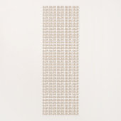 Moderne Retro Bruid Afscheid Niet-Getrouwde Feestj Yogamat (Achterkant)