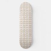 Moderne Retro Bruid Bachelorette Feest Vintage Persoonlijk Skateboard (Voorkant)