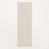 Moderne Retro Bruid Bachelorette Feest Vintage Yogamat (Voorkant)